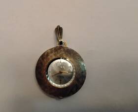 160-62kk Kelbert 17 Jewel Swiss Pocket / Pendant Watch Runs