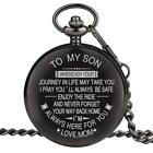 Kenon Engraved Pocket Watch For Menvintage Style Fob 604213739568