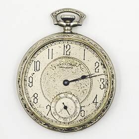 1011022 Keystone New York Standard Pocket Watch 15 Jewel Usa For Parts Or Repair