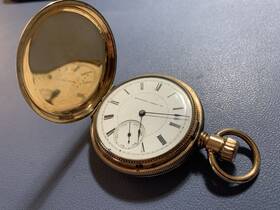 Keystone 353258 Vintage Watch Co. Pocket Mod. 3 18s 15j Hunting Repair