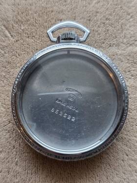 853522 Keystone Base Metal Pocket Watch Case No