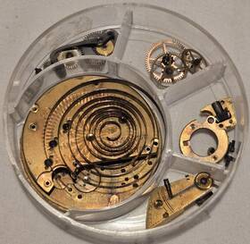 367427 Keystone Watch Co Vintage Co. Dustproof 15j Pocket Movement For Parts 18s