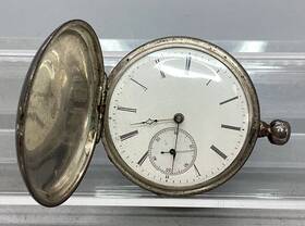 25892 L. Reymond Pocket Watch - Key Set Fine Silver Case Serial #