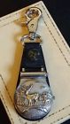 Leather Working Unique Buck Pocket Watch Compass Untested Deer Hunting