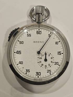 6330 Lemania Breno By Swiss 51mm Military Grade 7j Timer/stop Watch Manual Wind