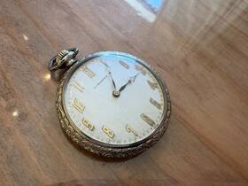 2507318 Longines Circa 1928 Pocket Watch Case Art Deco - Movement