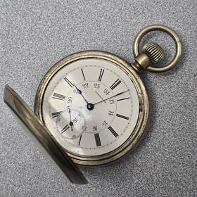 336358 Longines Pocket Watch Serial Hand Winding 2 Bird Back Working