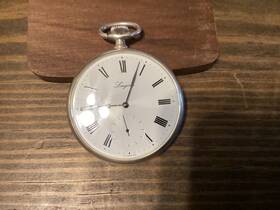 4338 Longines 878 Pocket Watch Silver