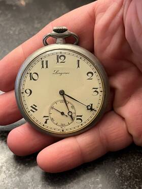 5109316 Longines 1932 Silver Pocket Watch - #5109316 Great Condition Working