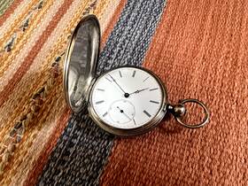 9852 Longines Very Early Pocket Watch #9852 Key Wind Kw Swiss Historic For Repair