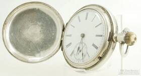 L20b Longines Cal #l20b Vintage Pocket Watch 45mm 16 Jewels Silver Plated Hc