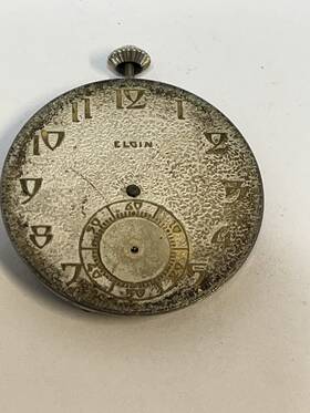 25505293 Lord Elgin High Grade 450 21j 1920 S 12s Mod 4 Pocket Watch Movement And Dial