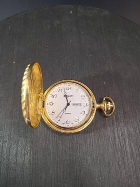 Fc1190 Majesti Vintage Watch Co Golden Pocket Beautiful Working