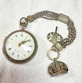 Id4072 Markham London Vintage Rare Pocket Watch