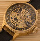 Men Pocket Watch International Swiss Movement Skeleton Iwc