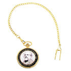 Men Pocketwatch Watch Lee Brass Robert General Mens Solid Pocket Confederate