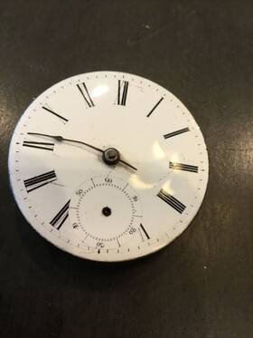 44dx Metropolitan Antique Watch Co Pocket Movement Parts/repair New York