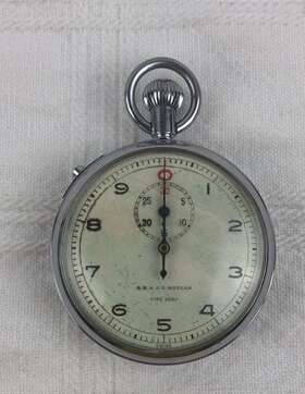 202b Meylan Vtg A R And J E Type 208a Swiss Made Pocket Stop Watch Parts Repair Resto