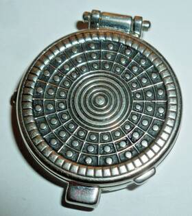 Mln840 Milan Quartz Pocket Watch Silver Tone