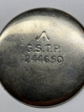 147218 Military Issue World War 2 Pocket Watch Gstp Case 24650