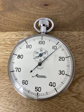 457702 Minerva Vintage Stop Watch # Swiss Made Working
