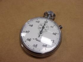 Minerva 785901056119 Rare Vtg Second Hand Stop Watch Timer Minutes Swiss Made Antique Manual