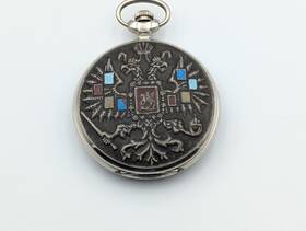 403161002-20 Molnija Russian Pocket Watch 18 Jewel Mechanical Manual Windup No Chain