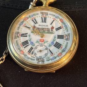 Swiss.1960-1969 Molnija Rona Pocket Watch