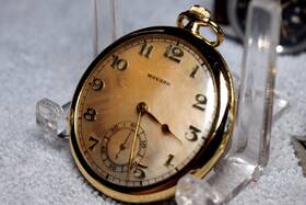 626603 Movado Very Rare Solid 18 Kt Gold Swiss Masterpiece