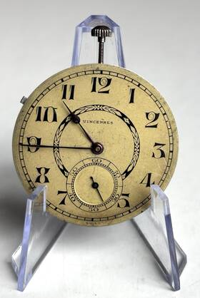 1716222 Myr Watch Co. Vincennes Vintage Swiss 17j #1716222 Pocket Movement Running Slow/repair