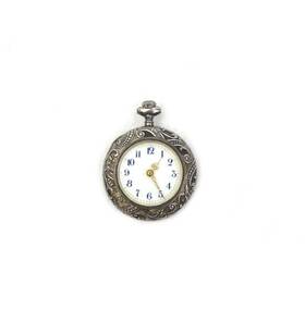 338370 New England Watch Case Co. Antique 1900 Pocket Dragon Sterling Silver Ornate