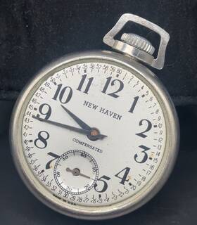 B577 New Haven W723 Vintage Compensated Pocket Watch -