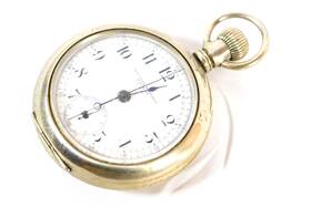 5518821 New York Standard Chronograph Pocket Watch 164 Model 13 Silveroid Parts/repair