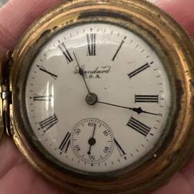 82095 New York Standard 1909 Ny Usa Pocket Watch 7j #82095 Grade 302 Not Working /parts/repair