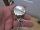Nickel Original Estee Chain Compact Silver Lauder Pocketwatch