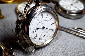 59326 Non Magnetic Watch Co. Sterling Silver Magnatic Of America. English Cha Inch