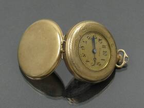 016026 Ny Standard Co Crown Antique 1912 Open Face Pocket Watch 7j Model Ee 3/0