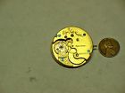 O-774 Elgin Vintage 8s Hunter Pocket Watch Movement Runs Parts Repair