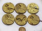 O-954 Waltham 6 Partial 6s Hunter Pocket Watch Movements Parts Repair Steampunk