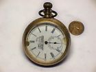 O-999 N H W Co Vintage 18s 21j Pocket Watch Runs Gf Case