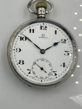 5575378 Omega Pocket Watch 1920s Swiss For Parts