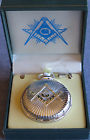 P-235 Sigma Impex Sale Masonicpocket Watch Silver W Gold G Compass Square Symbols Chain