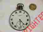P-310 Paul Ditisheim 47mm 15j Time Only Pocket Watch Has History Running