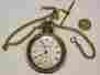 P-385 Elgin 18s 15j Gold Filled Pocket Watch W 12k Gf Chain Keeping Time
