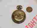 P-394 Waltham 6s 7j Hunter Gold Filled Pocket Watch Keeping Time