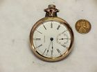 P-677 Waltham 16s 17j Pocket Watch Gold Filled Case Keeping Time