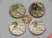 P-768 Waltham 4 Vintage 6s 7j Pocket Watch Movements Parts Repair Steampunk