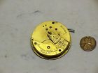P-869 Waltham Vintage 18s 7j Lever Set Pocket Watch Movement Parts Repair