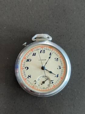 K123 Pastor K113 Pocket Watch Stopwatch Not Running For Parts Only