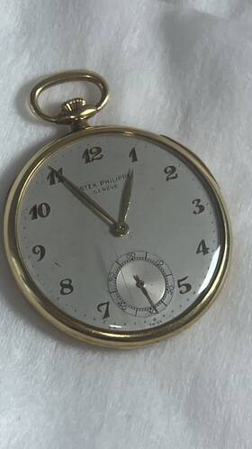 17170 Patek Philippe 18k Philipe Pocket Watch Movement